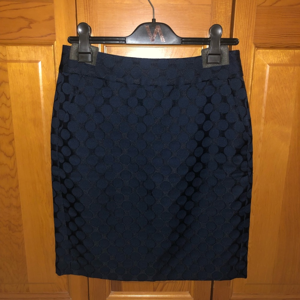 Banana Republic Navy Dot skirt